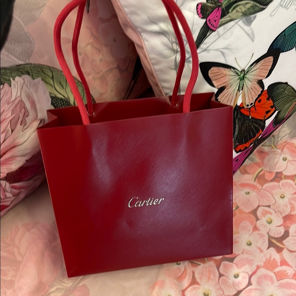 Cartier Red Tote Bag